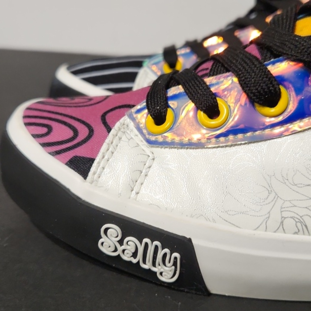 Disney Nightmare Before Christmas Jack Skellington Sally High Top Size 6 - Picture 8 of 16
